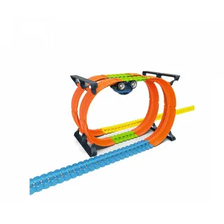 Smoby - FleXtreme Superlooping Set - Looping für die FleXtreme Rennbahn-Spielwelt, Erweiterung für Rennbahnen, für Kinder ab 4 Jahren, flexible Strecke mit Fahren-über-Kopf-Funktion