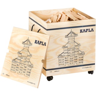 KAPLA - KISTE 1000 Holzplättchen - Holzspielzeug, Konstruktionsspielzeug, ab 2 Jahren
