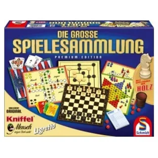 Schmidt Spiele Spiel SSP49125 - Die große Spielesammlung - 100 Spiele, 1+..., Familienspiel, Familienspiel bunt