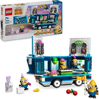 LEGO Ich – Einfach unverbesserlich 4 Minions und der Party Bus, Spielset zu Ich – Einfach unverbesserlich 4, Kinderspielzeug, kreatives Minions... - Orange