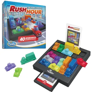 ThinkFun 76599 - Rush Hour - Das geniale Stauspiel - Logikspiel, Spiel ab 8 Jahren für Kinder und Erwachsene