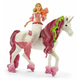 Schleich® Spielfigur SCHLEICH Bayala® 70593 Meerjungfrau Feya auf einem Unterwasser-Einhorn