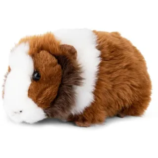 WWF - Plüschtier - Meerschweinchen (19cm, braun) lebensecht Kuscheltier Stofftier - Schwarz