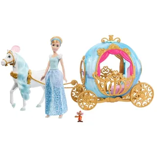 Mattel HLX35 - Disney Princess - Cinderellas magische Kutsche