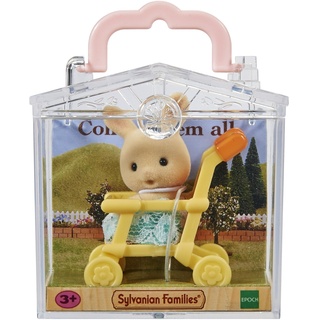 Sylvanian Families 5200 Minibox: Hase im Kinderwagen - Puppenhaus Spielset