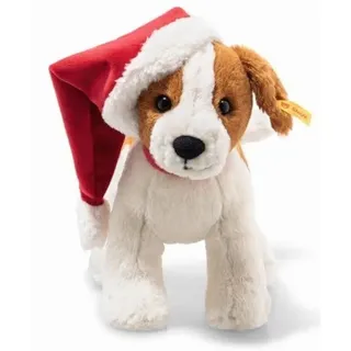 Steiff 114199 - Snuffy Hund Cosy Christmas, braun/beige, 27 cm