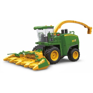 efaso RC-Traktor Ferngesteuerter Mähdrescher RC Bauernhof Traktor, Licht Raucheffekte, Sehr robust, hoher Lerneffekt grün