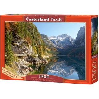 CASTORLAND 1500 Teile Puzzle Gosausee Österreich Idyllisches Puzzle Bergblick Erwachsene Puzzle Castorland C-152018-2