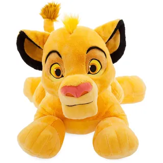 Disney Store Simba Plüschtier, Der König der Löwen, 34 cm, Kuscheltier aus weichem Stoff mit gestickten Details und flauschigem Schwanz, geeignet für alle Altersgruppen