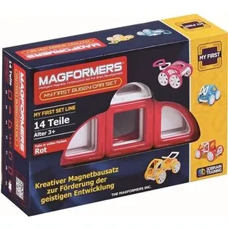 MAGFORMERS 274-44 My First Set Line Buggy Car rot