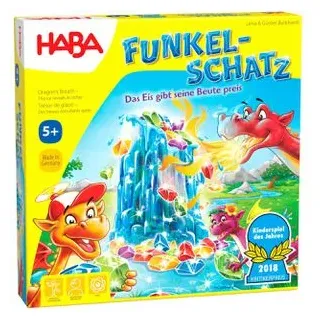 Haba Brettspiel 1303402001, Funkelschatz, ab 5 Jahre, 2-4 Spieler