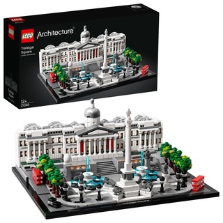 LEGO 21045 Architecture Trafalgar Square, Modellbausatz für Kinder und Erwachsene, perfektes London Souvenir & Set zum Stressabbau