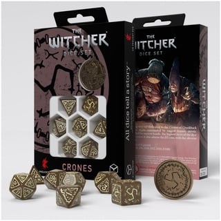 Q-Workshop Spiel, The Witcher Dice Set - Crones - Weavess (7) - englisch