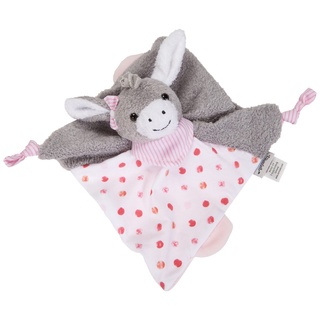 Sterntaler Baby Mädchen Schmusetuch EMMI GIRL - Schnuffeltuch Erstausstattung - Spielzeug 0 Monate - auch als Geschenk - Rosa 26cm