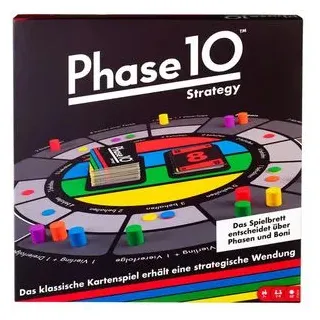 Mattel Brettspiel FTB29, Phase 10 Strategy, ab 7 Jahre, 2-6 Spieler