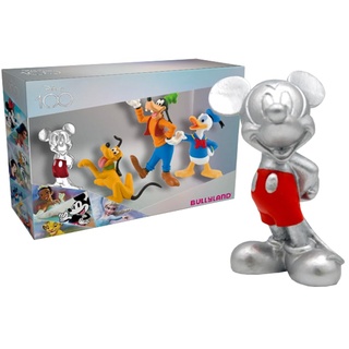 Bullyland 15150 - 100 Jahre Disney Jubiläumsset mit Mickey Mouse, Pluto, Goofy, Donald Duck, ideal als kleines Geschenk für Kinder ab 3 Jahren