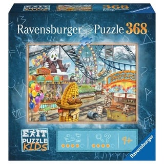 Ravensburger EXIT Puzzle Kids - 12926 Im Freizeitpark - 368 Teile Puzzle für Kinder ab 9 Jahren, Kinderpuzzle