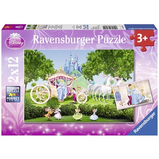 Ravensburger 07562 Puzzle 2 x 12 Teile Aschenputtel