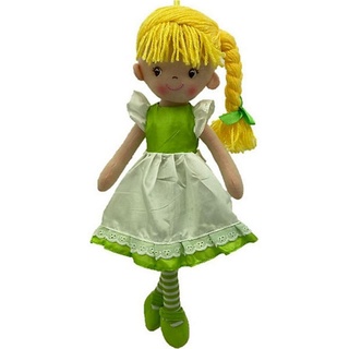 Sweety-Toys Stoffpuppe Sweety Toys 13319 Stoffpuppe Ballerina Fee Plüschtier Prinzessin 40 cm grün gelb
