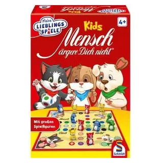 Schmidt-Spiele Brettspiel Mensch Ärgere Dich nicht, Kids, ab 4 Jahre, 2-4 Spieler