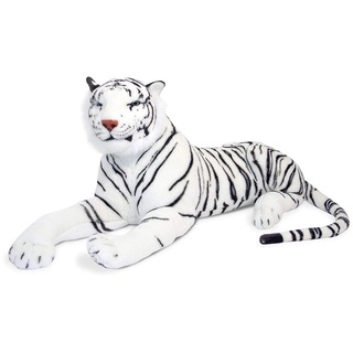 Melissa & Doug White Tiger - Plush | Soft Toy | Animal | All Ages | Gift for Boy or Girl