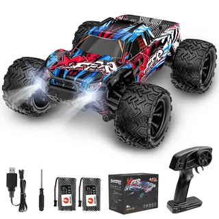 EVARY Ferngesteuertes Auto 1:16, 40KM/H, 2.4GHZ, 4WD - RC Monstertruck Spielzeug für Jugendliche ab 12 Jahren, Indoor & Outdoor RC Auto 40 km/h, 55 Minuten Spielzeit, 50 Meter Reichweite