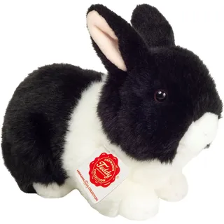 Teddy Hermann® Kuscheltier Hase, 23 cm, schwarz/weiß, zum Teil aus recyceltem Material schwarz