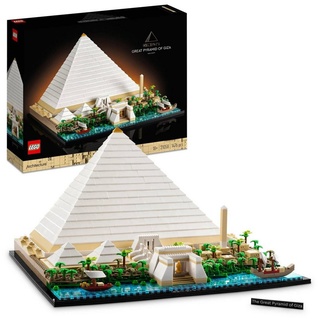 LEGO® Spielbausteine LEGO 21058 Architecture Cheops-Pyramide, (Set, 1476 St., Bauwerke) bunt