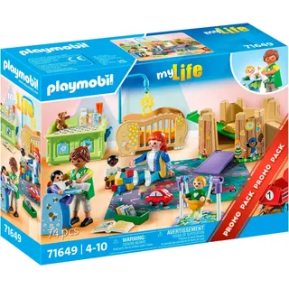 Playmobil® Krabbelgruppe (71649), My Life Konstruktions-Spielset, (74 St), Made in Europe bunt