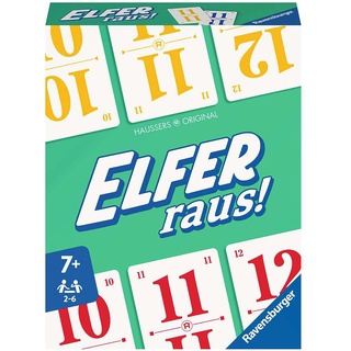Ravensburger Verlag - Kartenspiel ELFER RAUS! 80-teilig