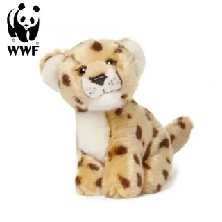 WWF Plüschtier Gepard (14cm) lebensecht Kuscheltier Stofftier - Braun