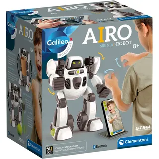 Roboter CLEMENTONI "Galileo, AIRO - Mein interaktiver Roboter" bunt Kinder Ab 6-8 Jahren Made in Europe; FSC - schützt Wald weltweit