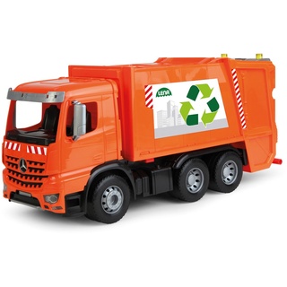 Lena® Spielzeug-Müllwagen Worxx, Mercedes-Benz Arocs, Made in Europe orange