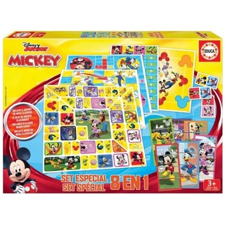 Educa Spiel, EDUCA Mickey und Freunde 8v1 Spielset