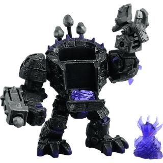 SCHLEICH 42557 Schatten Master-Roboter mit Mini Creature Spielfigur Schwarz/Violett