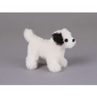 Kösen Kuscheltier Kösen Hund weiß stehend 11 cm Stofftier