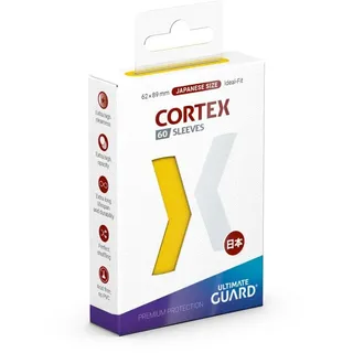 Ultimate Guard Cortex Sleeves Japanese Size (60) (62x89mm), Farbe:Gelb