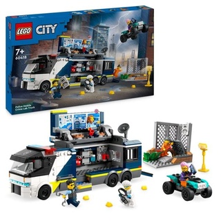 LEGO City 60418 Polizeitruck mit Labor, Polizei-Set mit LKW-Spielzeug