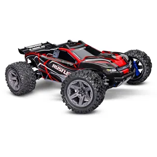 Traxxas RC-Buggy Traxxas RC Rustler 4x4 Brushless 2S Stadium Truck RTR rot 1:10