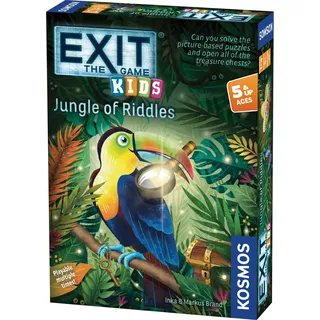 EXIT: The Game - Kids - Jungle of Riddles | Brainteasers | Kinderaktivität | Kooperatives Spiel für Kinder