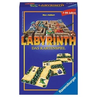 Ravensburger 23206 - Labyrinth - Das Kartenspiel , Mitbringspiel für 2-6 Spieler, Legespiel ab 7 Jahren, kompaktes Format, Reisespiel
