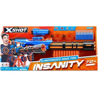 ZURU - X-Shot - Insanity Blaster Motorized Rage Fire Gatlin / Zuru / Spiele (außer Software)