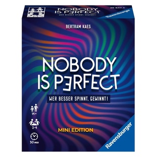Ravensburger 26847 - Nobody is perfect Mini Edition - Kommunikatives Kartenspiel für die ganze Familie Spiel für Erwachsene und Jugendliche ab 14 ...