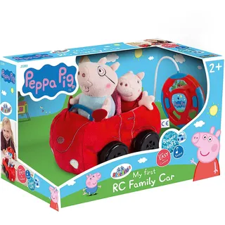 Revell Control Auto Peppa Pig ferngesteuert I Plüschauto mit Funksteuerung I Für Kinder ab 3 Jahren I Mit blinkenden Lichtern und 3 Geschwindigkeitseinstellungen I Hand-Augen-Koordination verbessern