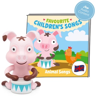 tonies Audio-Charakter für Toniebox, Lieblings-Kinderlieder – Tierlieder, Kindergeschenke, Audiogeschichten und Lieder für Kinder zur Verwendung mit Toniebox, Kindermusikspieler (separat erhältlich)
