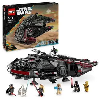 LEGO Star Wars Dunkler Millennium Falke, Bauspielzeug für Kinder 75389