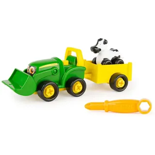 traktor Buddy Bonnie junior 15 cm grün/gelb 11-teilig