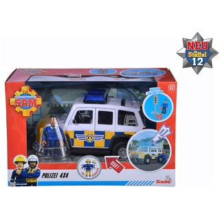 Feuerwehrmann Sam - Sam Polizeiauto 4X4 Mit Figur