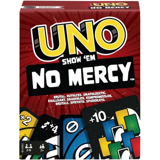 UNO »Show 'em No Mercy«,  gnadenlosen Version des klassischen Spiels