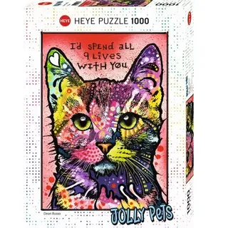 Heye Standardpuzzle 1000 Teile - 9 Lives, Dean Russo